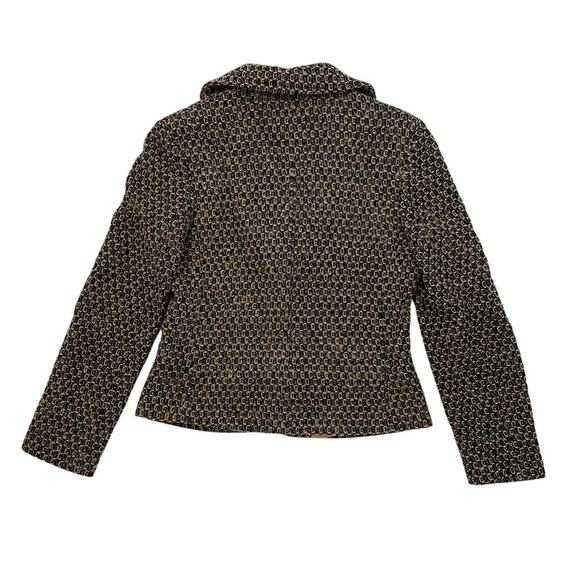 Paul Stuart Wool and Camel Hair Tweed Short Blazer Jacket - Women's Size XS - Picture 2 of 6